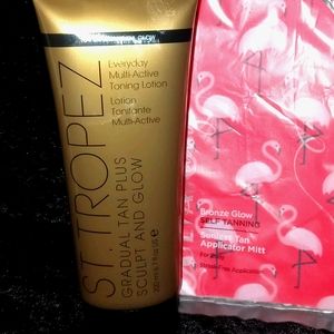 St.Tropez sculpt & glow + Sunless tan applicator